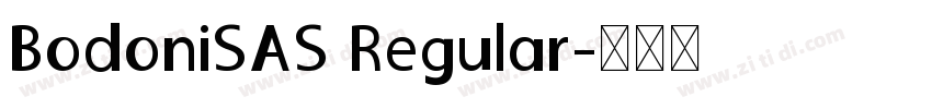 BodoniSAS Regular字体转换